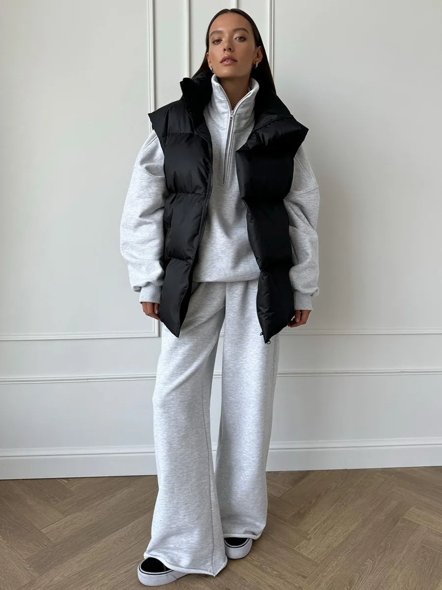 Relaxed Fit Puffer Vest