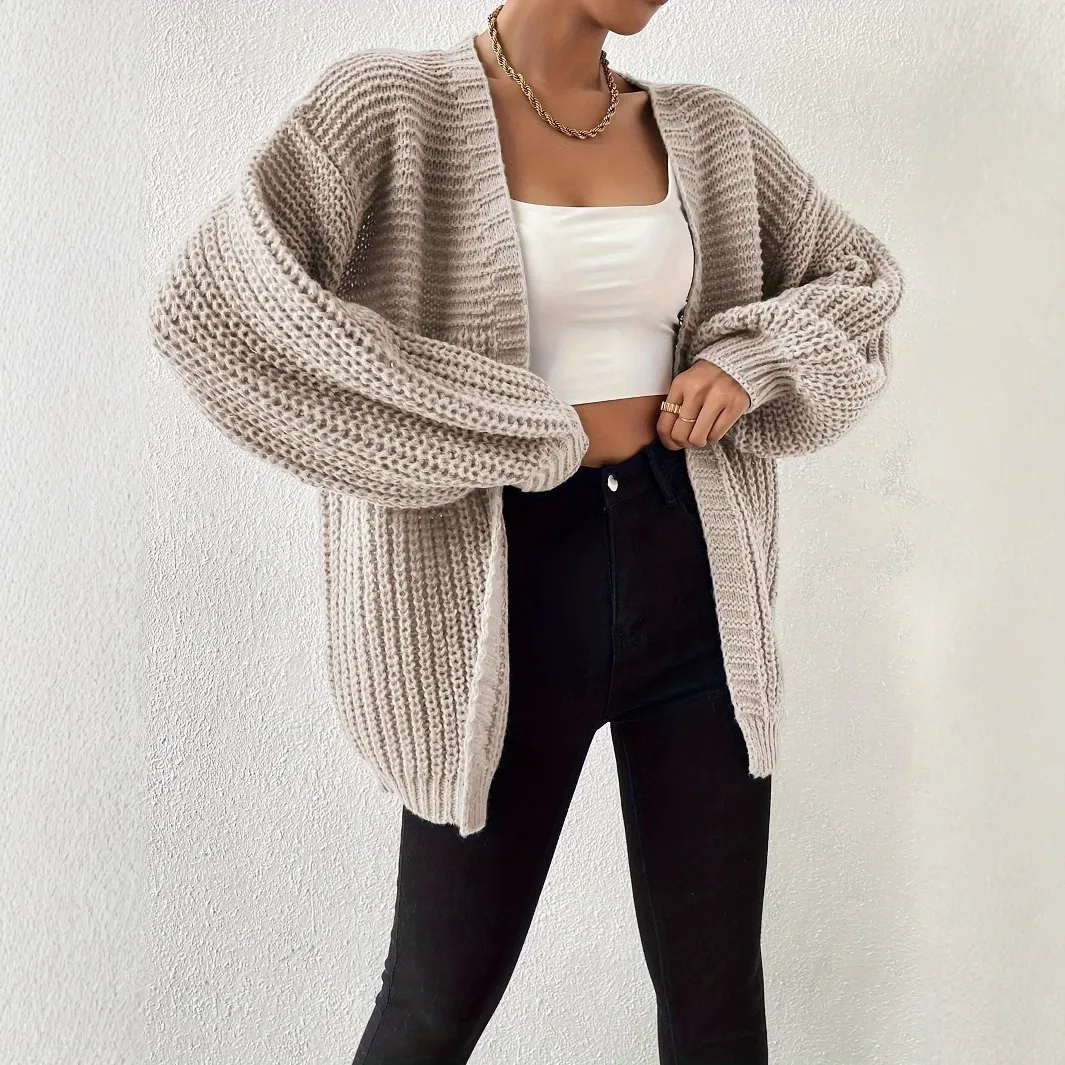 Solid Knit Cardigan