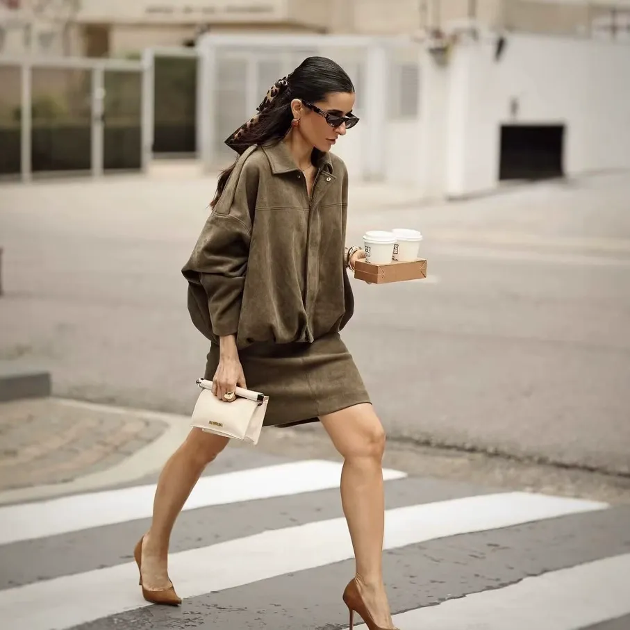Casual Batwing Bomber Jacket
