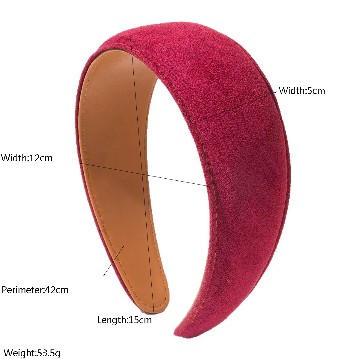 Chic Padded Velvet & Faux Leather Headband