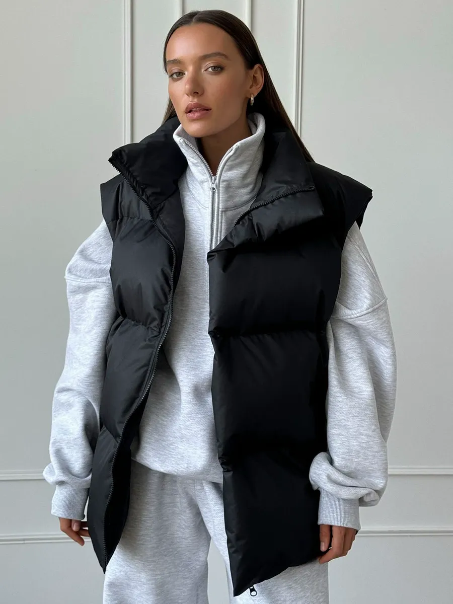 Relaxed Fit Puffer Vest
