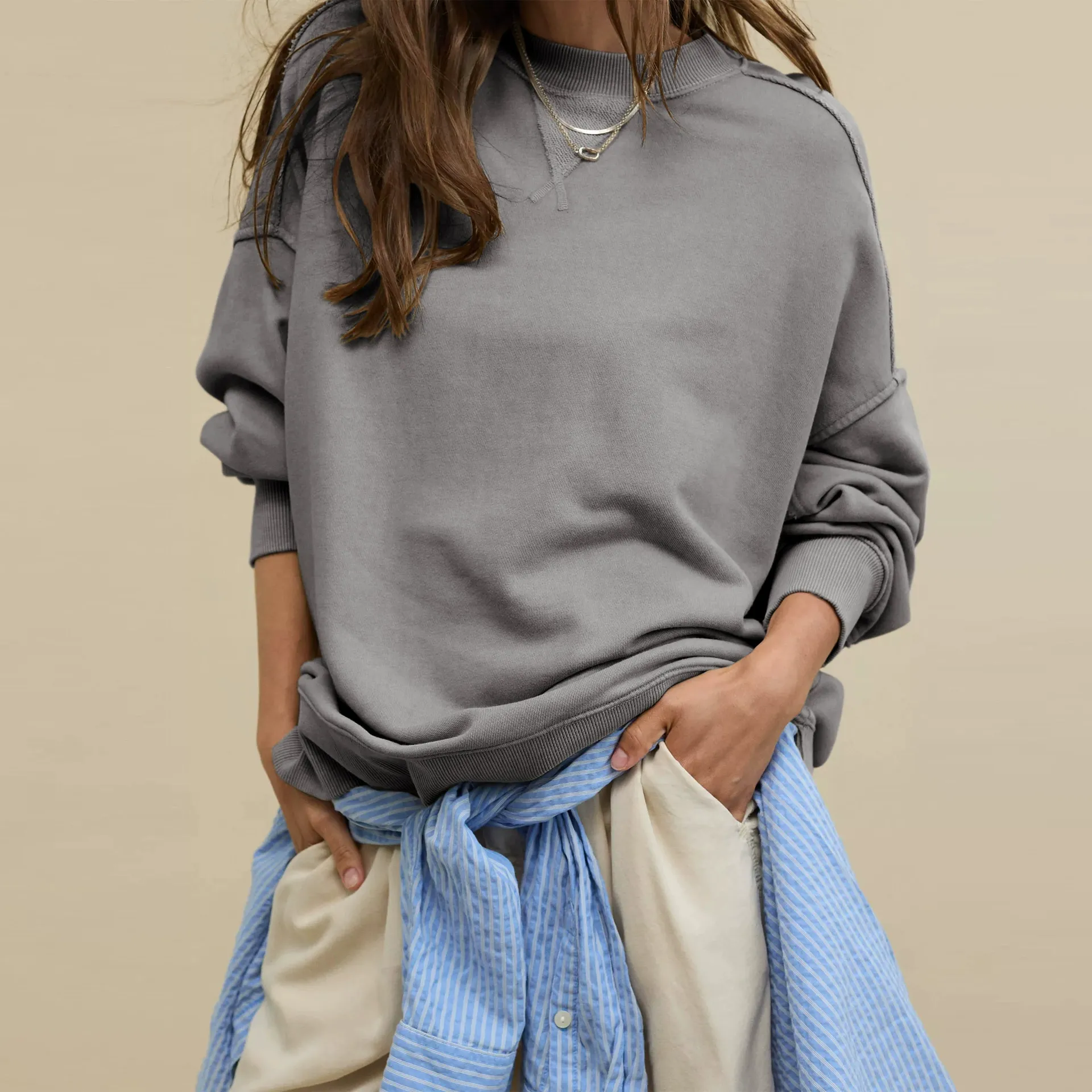 Crewneck Sweatshirt for Women