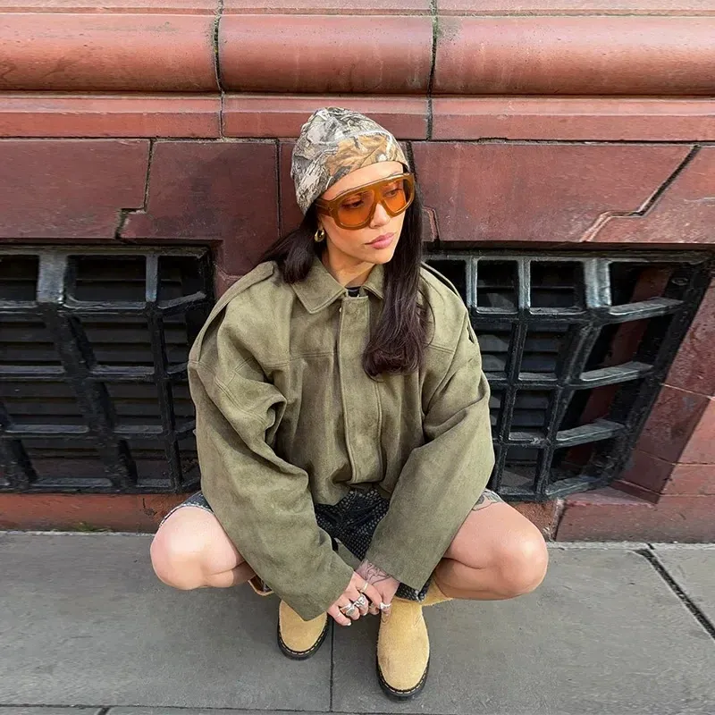 Casual Batwing Bomber Jacket