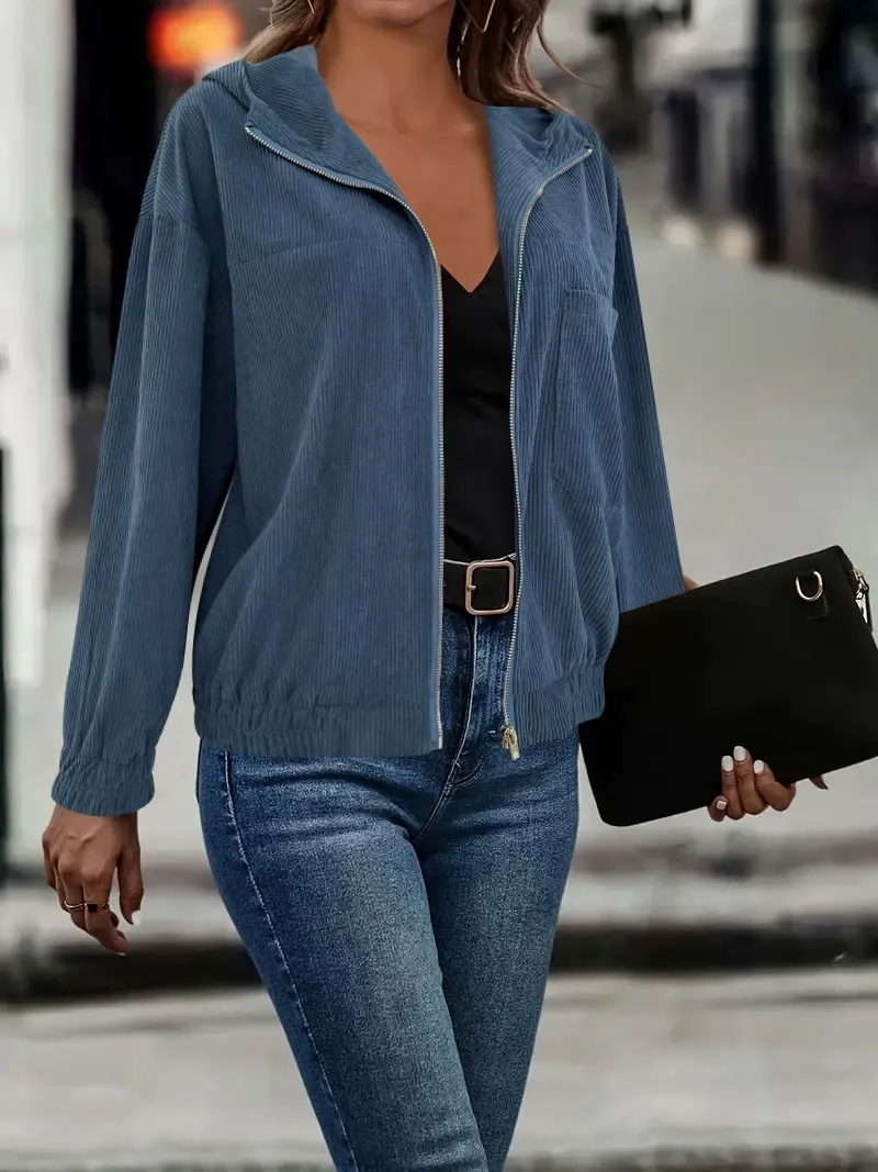 Hooded Zip-Up Sweatshirt