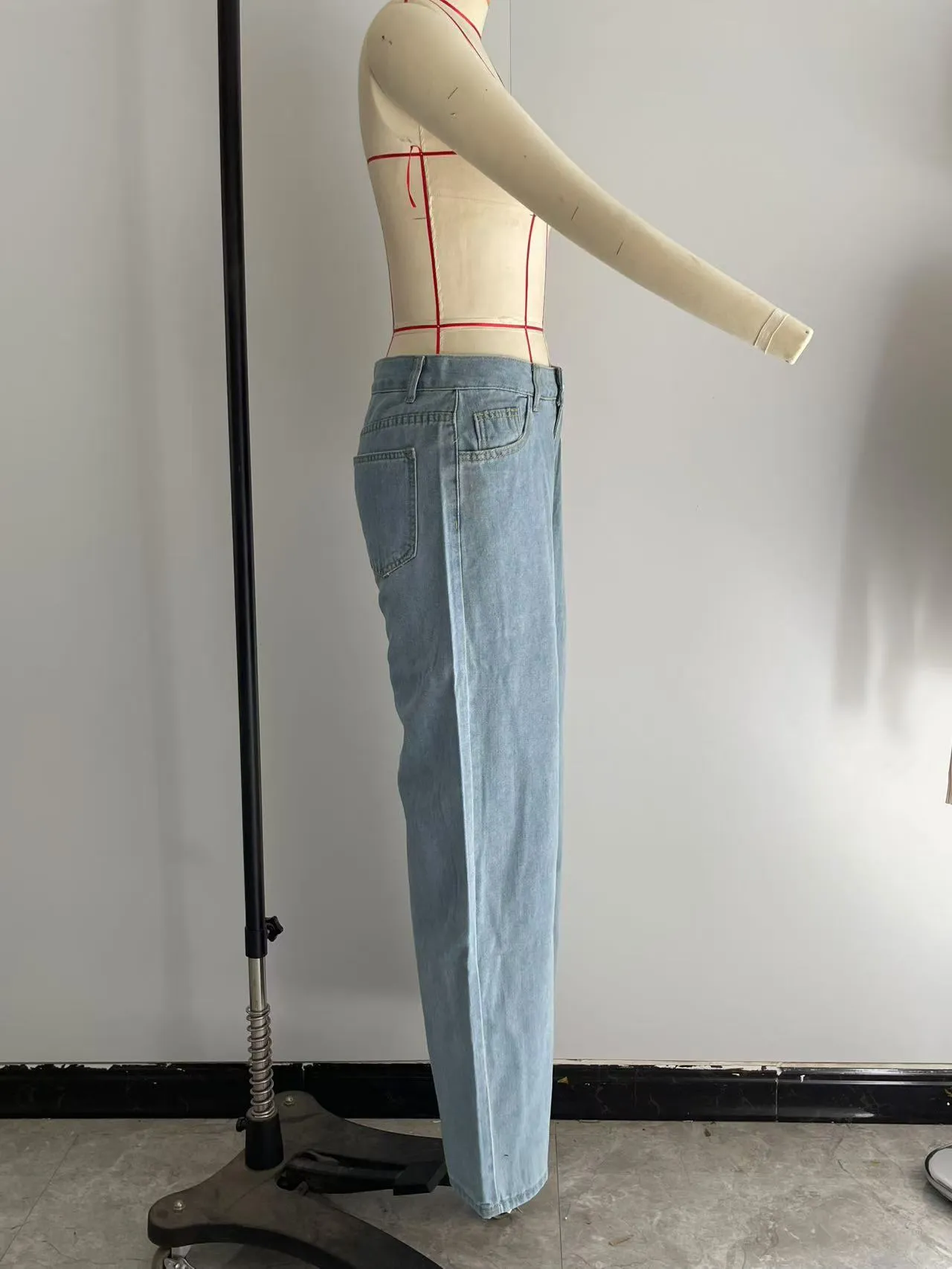 Wide Leg Denim Jeans