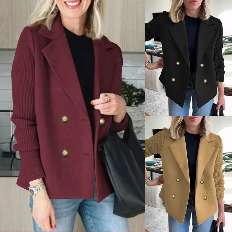 Double-Breasted Wool Blazer