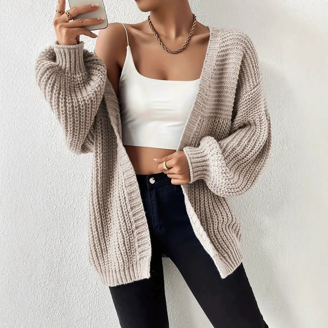 Solid Knit Cardigan