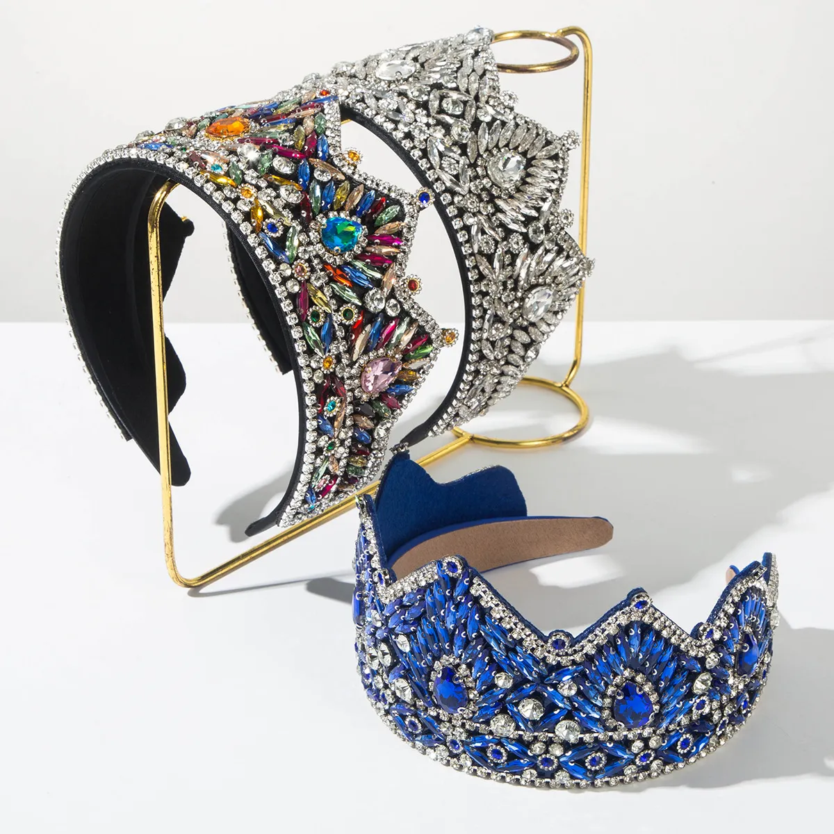 Luxury Baroque Rhinestone Wide Headband